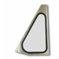 aluminum side window mounting plate shown with rubber grommet.