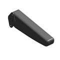 image - arm rest vinyl black seat