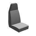 image - seat vinyl black driver lumbar