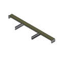 image - bumper rear assembly 93w 8"