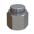 1/4-20 thread Nylock Cap Nut