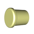 image - end cap rubber 1.25" od black