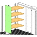 image - shelf kit 4 tier lh  @ door