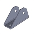 image - bracket bumper rear steel