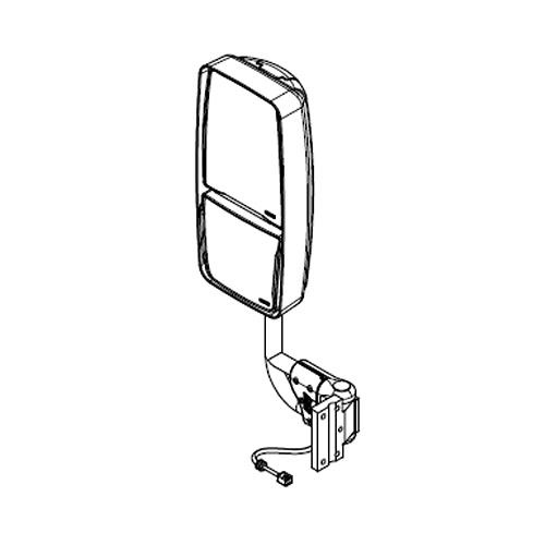image - mirror chrome heated lh