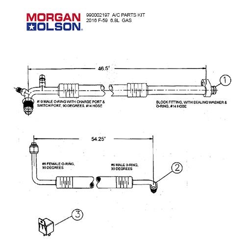 image - a/c parts kit  2016 f-59 6.8l