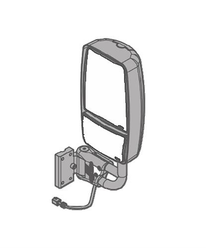 image - mirror rh chr heated rem