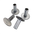 image - rivet 1/4"x3/4" ss semi tublr