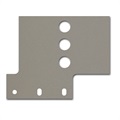 image - steel hanger plate for rear bumper p/n 227007406
