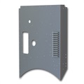 image - RH cab skirt, louvered, with vent and RFID reader holes