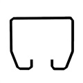 image - door track bulkhead x63.0