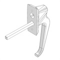 drawing - locking door handle P/N 47001229