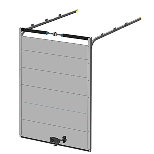 Step Van Rear Door ISO View