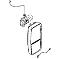 drawing mirror assembly RH