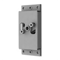 Door lock mechanism front view