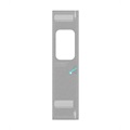 location on door of inside handle