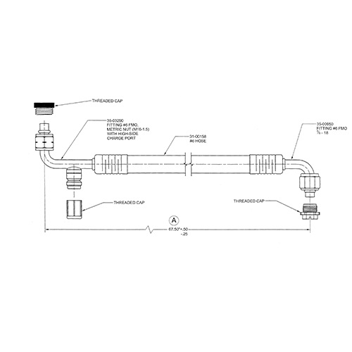 image - #6 hose assembly