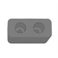 image - rubber bumper 2.88 x 6"