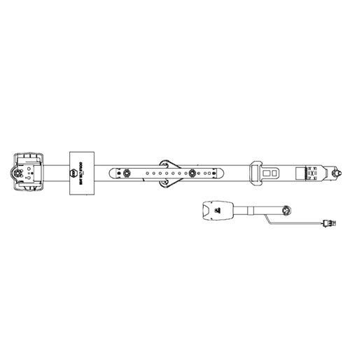 image - Seat Belt 7in Adjustable  D 126"