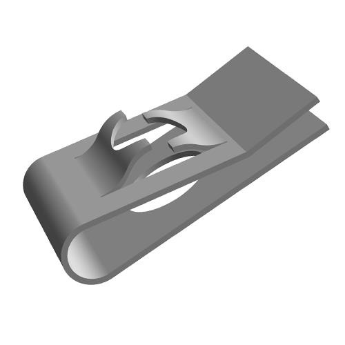 image - nut steel u spring #10-24