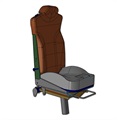 image - seat 3 point high back