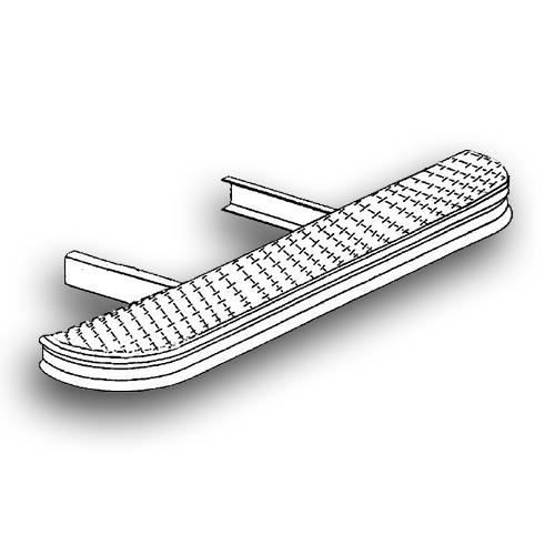 image - bumper rear 93w steel non skid