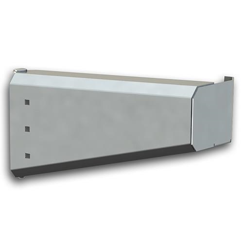 image - bumper end channel lh grey