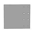 image - plate - bumper hanger