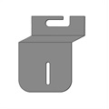 image - bracket s hood lh