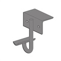 image - pipe hanger  lh  j-hook  5.2"
