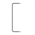 image - mirror loop 35.33 inches brown