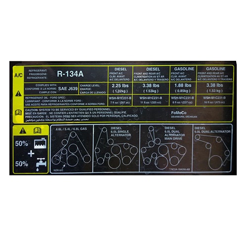 image - label A/C charge weight