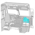 location of Step Van heater assembly